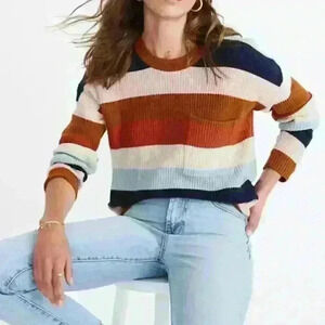 Madewell cozy striped sweater